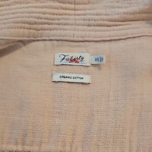 Faherty Cream Organic Cotton Garment